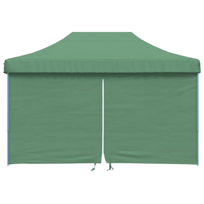 Partytent inklapbaar pop-up met 4 zijwanden groen