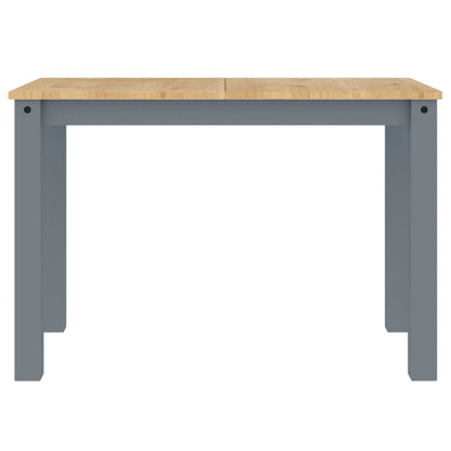 Eettafel Panama 117x60x75 cm massief grenenhout grijs