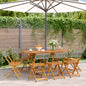 Tuinstoelen 8 st inklapbaar poly rattan en massief hout grijs