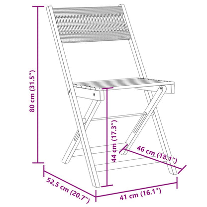 Tuinstoelen 8 st inklapbaar massief acaciahout beige