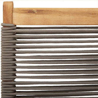 Tuinstoelen 6 st inklapbaar massief acaciahout grijs