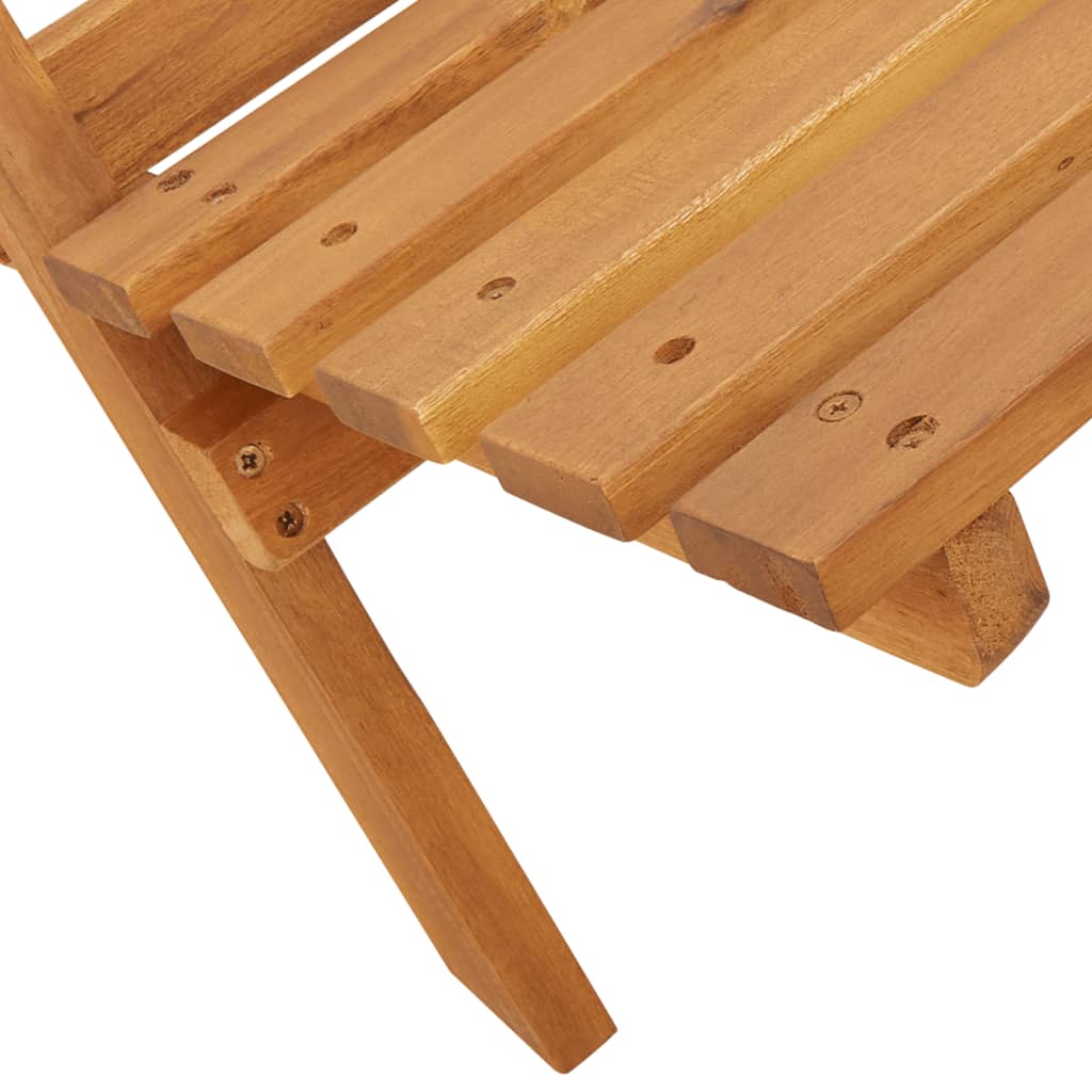 Tuinstoelen 6 st inklapbaar massief acaciahout beige