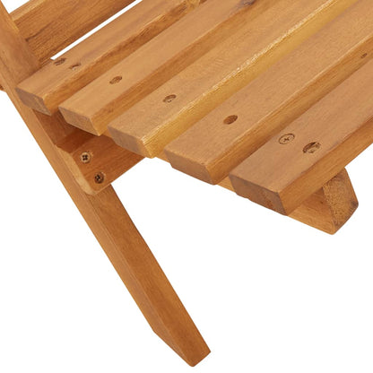 Tuinstoelen 6 st inklapbaar massief acaciahout beige
