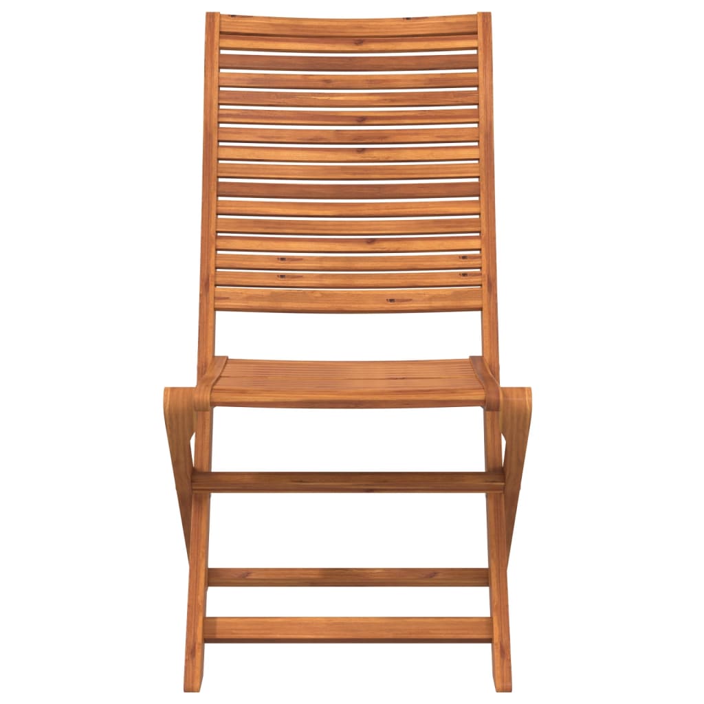 Tuinstoelen 8 st inklapbaar 51x66x95 cm massief acaciahout