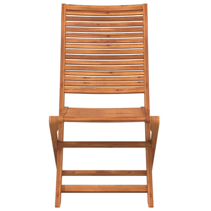 Tuinstoelen 8 st inklapbaar 51x66x95 cm massief acaciahout