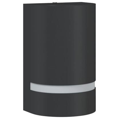 Buitenwandlamp gegoten aluminium zwart