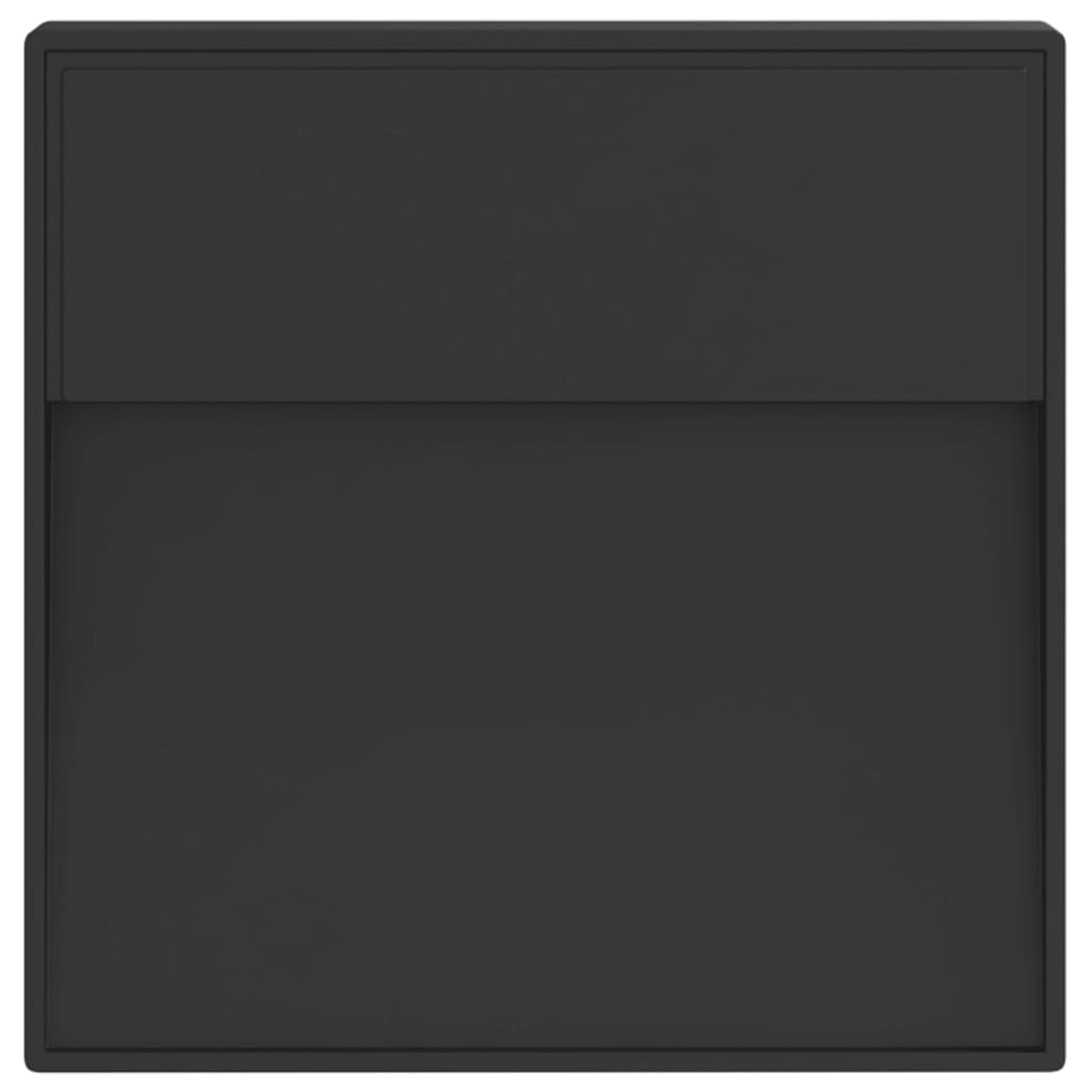 Buitenwandlamp LED gegoten aluminium zwart