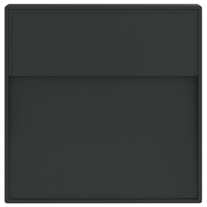 Buitenwandlamp LED gegoten aluminium zwart