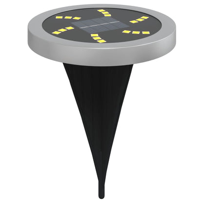 Grondlampen 4 st solar met grondpennen warmwit