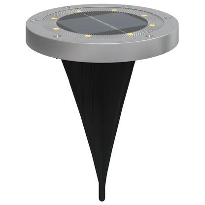 Grondlampen 12 st solar met grondpennen warmwit