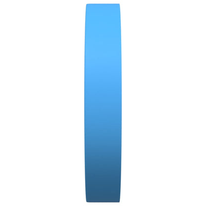 Wandklok Ø25,5 Cm Polystyreen En Glas Blauw