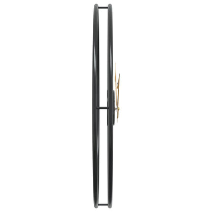 Wandklok Ø50 Cm Ijzer Zwart
