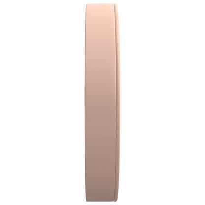 Wandklok Ø29,5 Cm Polystyreen En Glas Goudkleurig En Wit