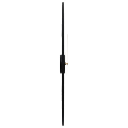 Wandklok Ø Ijzer 50 cm Zwart