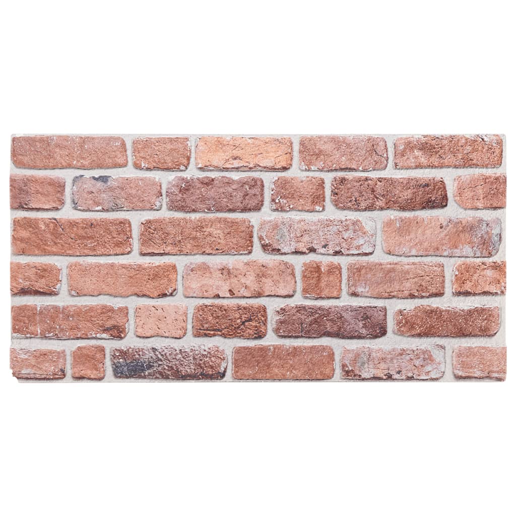 Wandpanelen 3D 100X50 Cm Eps Rood red brick