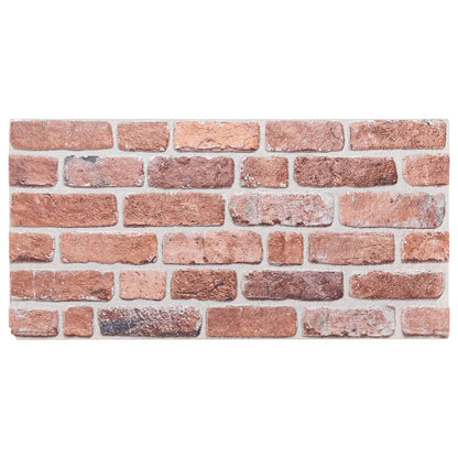 Wandpanelen 3D 100X50 Cm Eps Rood red brick