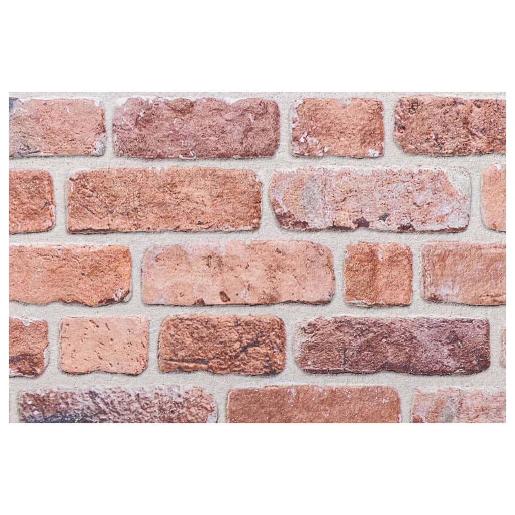 Wandpanelen 3D 100X50 Cm Eps Rood red brick
