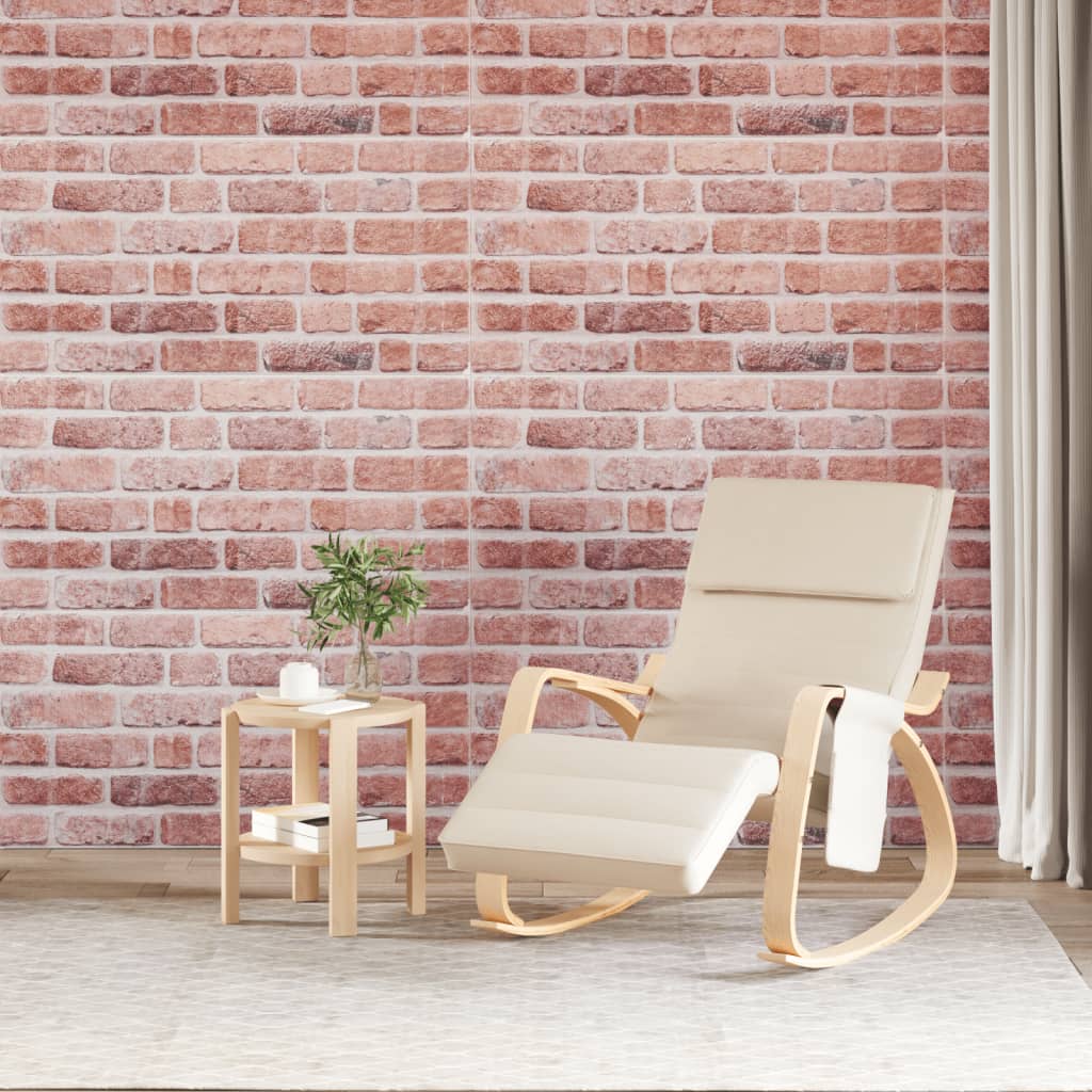 Wandpanelen 3D 100X50 Cm Eps Rood red brick