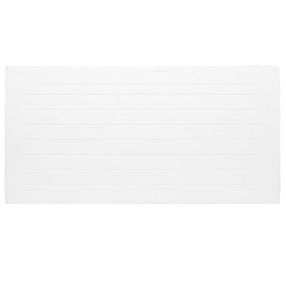 Wandpanelen 3D 100X50 Cm Eps lichtgrijs en zwart