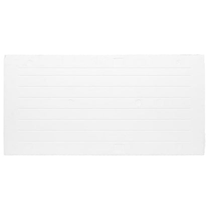 Wandpanelen 3D 100X50 Cm Eps Lichtgrijs en wit