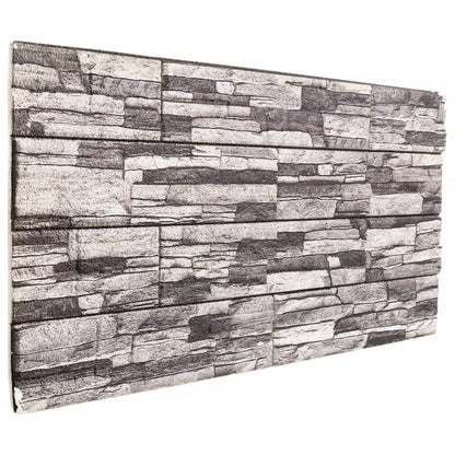 Wandpanelen 3D 100X50 Cm Eps donkergrijs en lichtgrijs