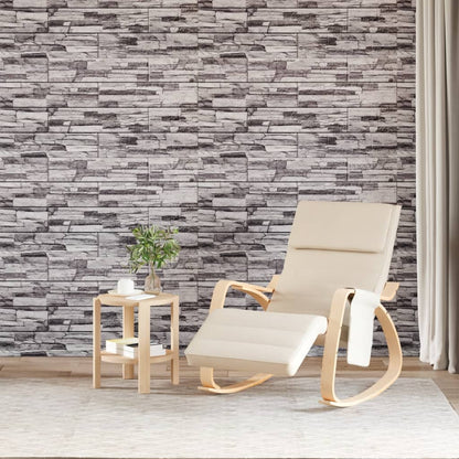 Wandpanelen 3D 100X50 Cm Eps donkergrijs en lichtgrijs