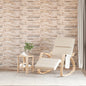 Wandpanelen 14 St 3D 100X25 Cm Eps En Wit en rood