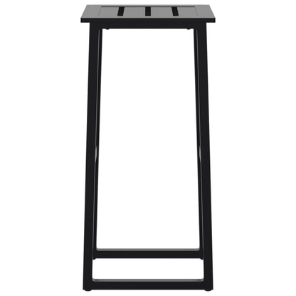 Barkrukken 2 st 38x38x80 cm gepoedercoat staal zwart