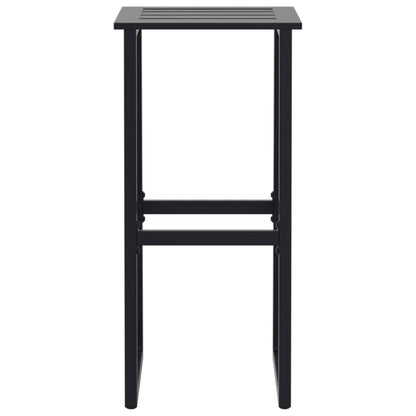 Barkrukken 4 st 38x38x80 cm gepoedercoat staal zwart