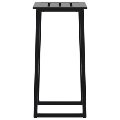 Barkrukken 4 st 38x38x80 cm gepoedercoat staal zwart
