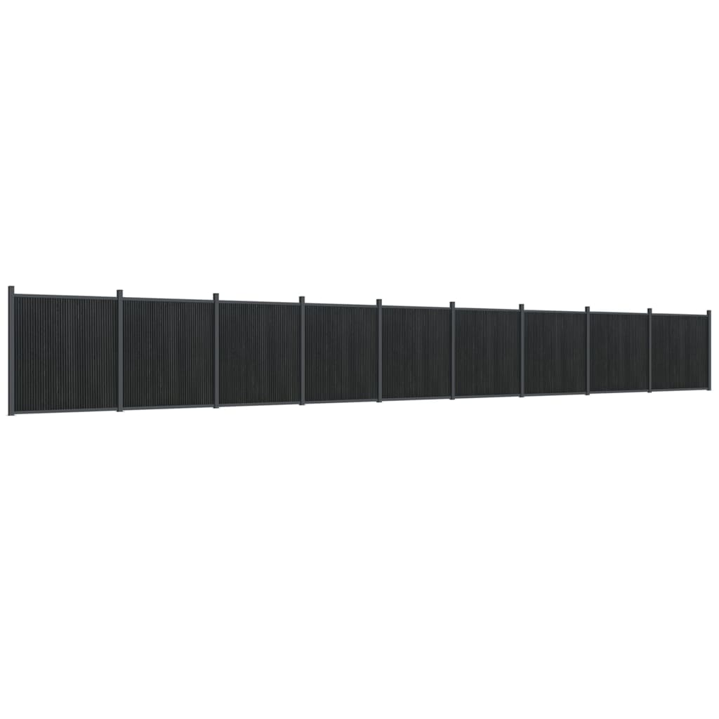 Schuttingpaneel 1564x186 cm HKC grijs