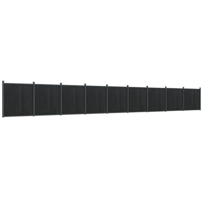 Schuttingpaneel 1564x186 cm HKC grijs