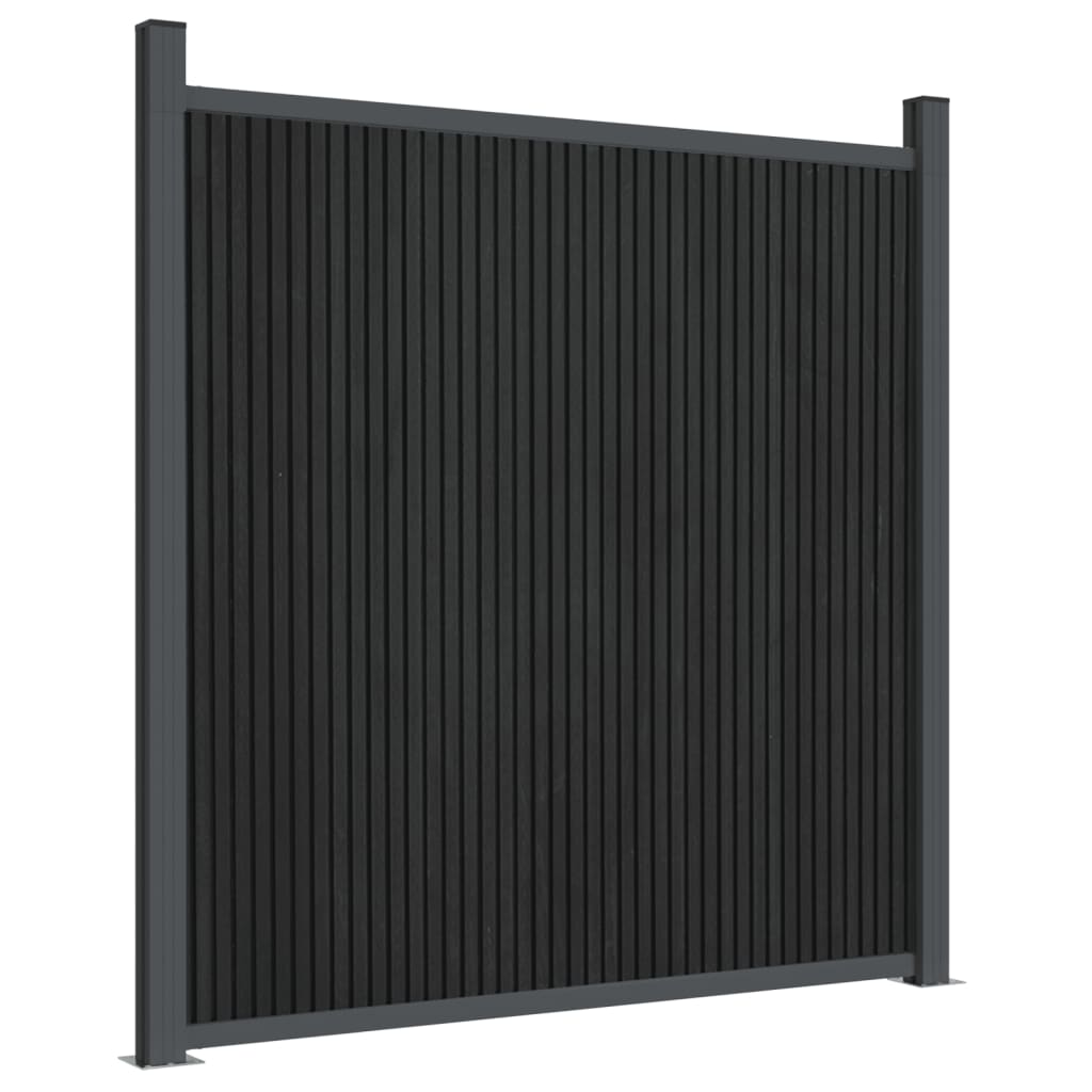 Schuttingpaneel 1564x186 cm HKC grijs