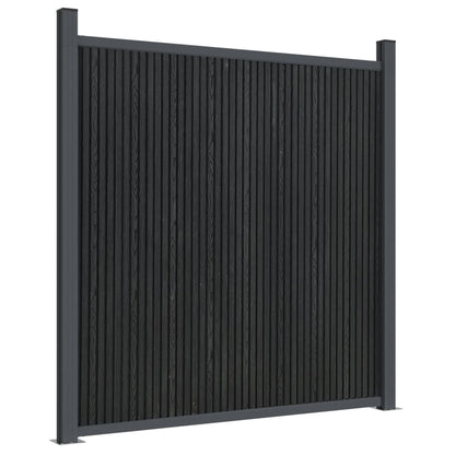 Schuttingpaneel 1564x186 cm HKC grijs