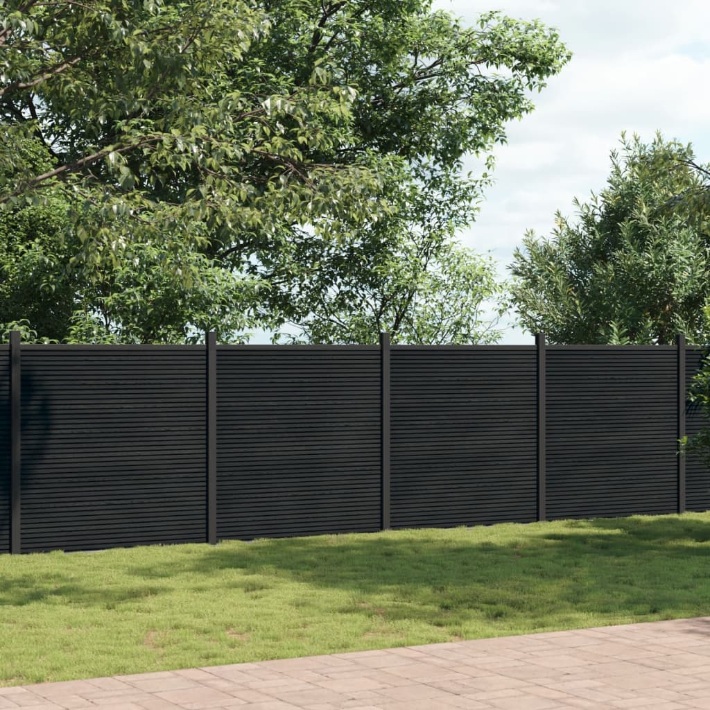 Schuttingpaneel 1564x186 cm HKC grijs