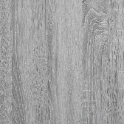 Nachtkastje 45x50x50 cm bewerkt hout grijs sonoma eikenkleurig