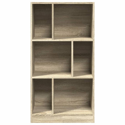 Boekenkast 57x28,5x107,5 cm bewerkt hout sonoma eikenkleurig