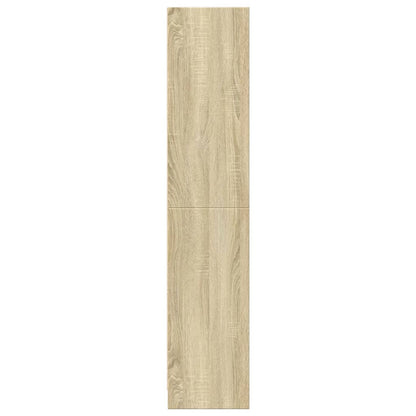 Boekenkast 57x28,5x107,5 cm bewerkt hout sonoma eikenkleurig
