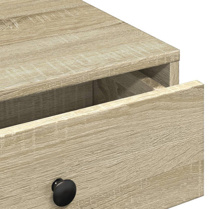 Salontafel 90x90x28 cm spaanplaat sonoma eikenkleurig