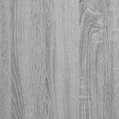 Nachtkastje 40x31x50 cm bewerkt hout&metaal grijs sonoma eiken