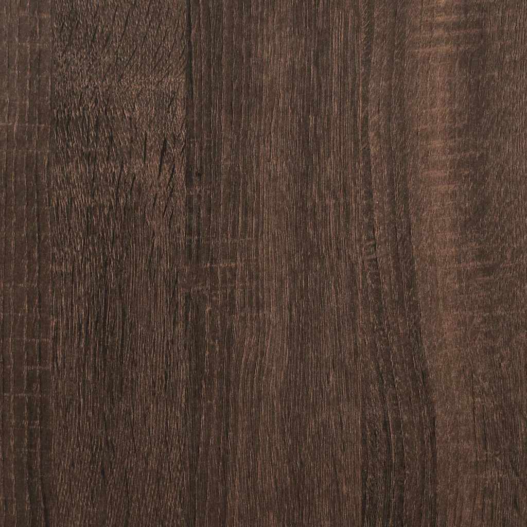 Nachtkastje wandgemonteerd 40x31x39,5 cm bruin eikenkleurig