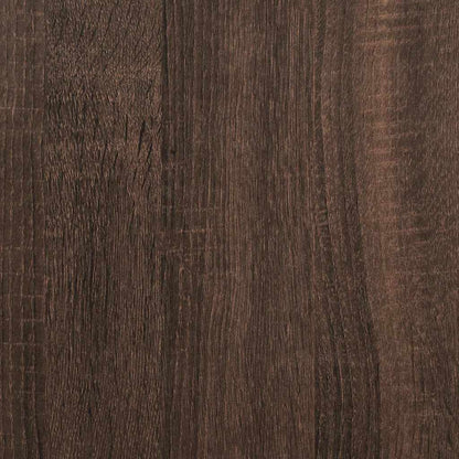 Nachtkastje wandgemonteerd 40x31x39,5 cm bruin eikenkleurig