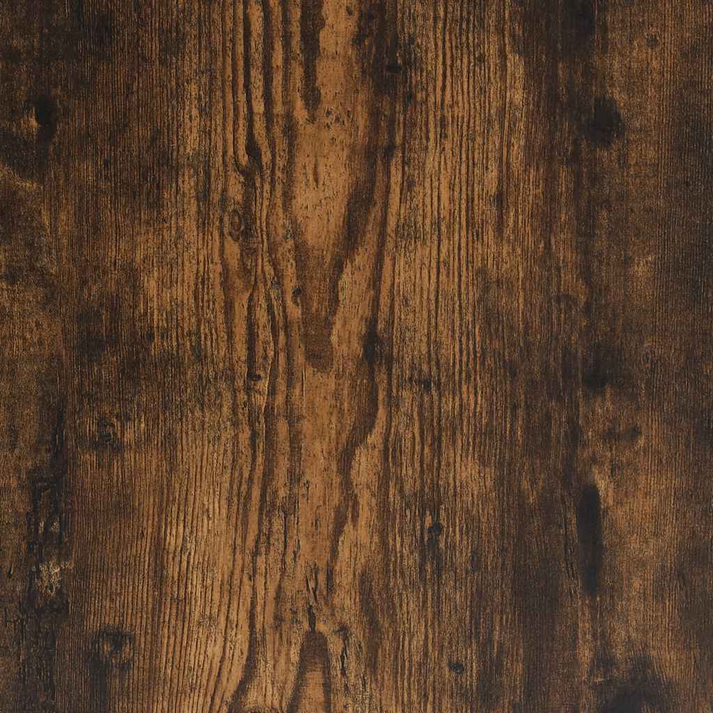 Tv-meubel 160x35x41 cm bewerkt hout metaal gerookt eikenkleur
