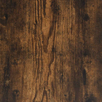 Tv-meubel 160x35x41 cm bewerkt hout metaal gerookt eikenkleur