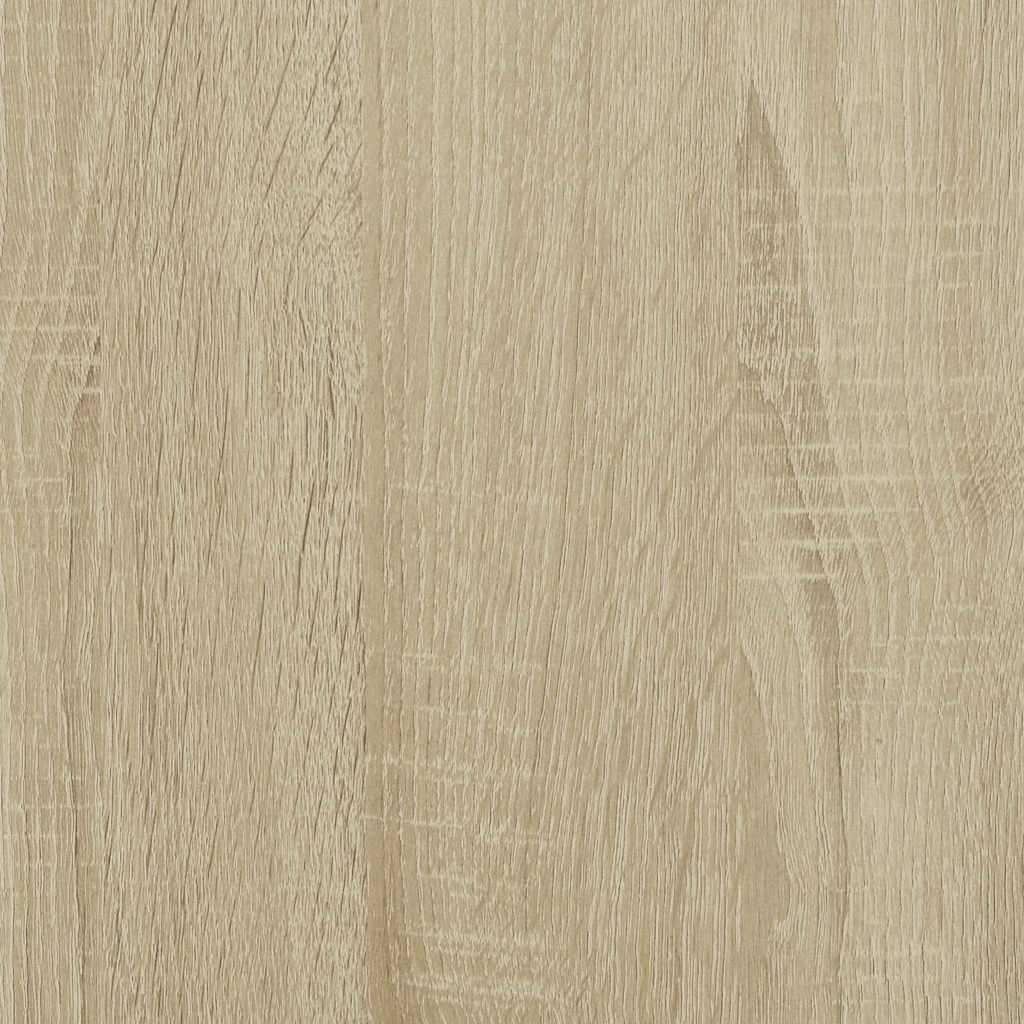 Dressoir 35,5x35x76 cm bewerkt hout en metaal sonoma eikenkleur