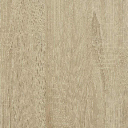 Dressoir 35,5x35x76 cm bewerkt hout en metaal sonoma eikenkleur