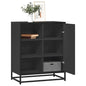 Dressoir 62x35x76 cm bewerkt hout zwart