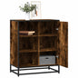 Dressoir 62x35x76 cm bewerkt hout gerookt eikenkleurig