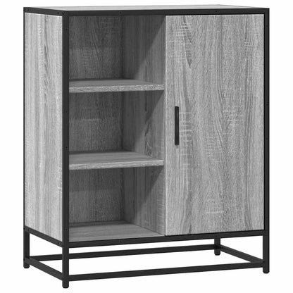 Dressoir 62x35x76 cm bewerkt hout grijs sonoma eikenkleurig