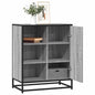 Dressoir 62x35x76 cm bewerkt hout grijs sonoma eikenkleurig
